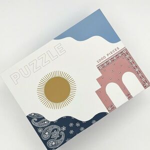 NEW Madewell 1000 Piece Jigsaw Puzzle Sun Beach Greece Modern Contemporary